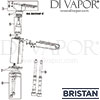 Bristan Hampton Basin Mixer without Waste Tap Spares